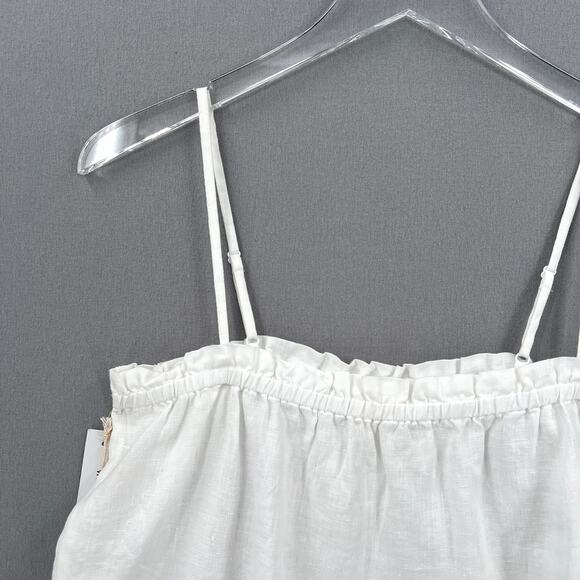 ARITZIA WILFRED Vermeer Linen Camisole Womens Small White Sleeveless Tank NWT - Picture 7 of 15
